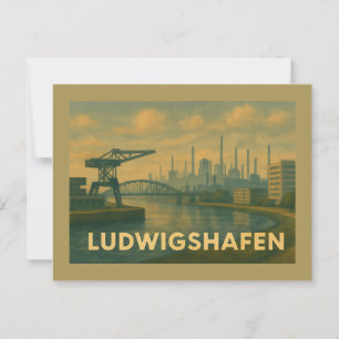 Postal Ludwigshafen Alemania Arte Urbano
