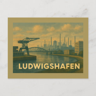 Postal Ludwigshafen Alemania Arte Urbano