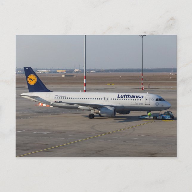 Postal Lufthansa A320-211 (Anverso)