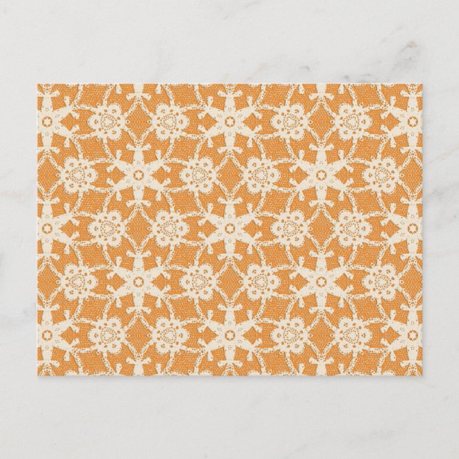 Postal Lugar antiguo - naranja y crema (Anverso)