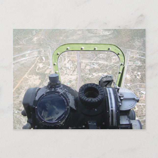 Postal Lugar bombardero B-17 sobre Arizona (Anverso)