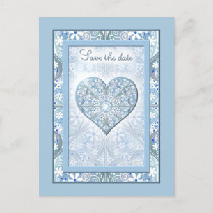 Postal Lugar cerámico Azul claro