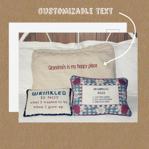 Postal Lugar de la Abuela Personalizable