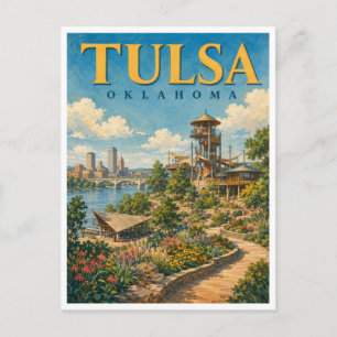 Postal Lugar de reunión de Tulsa Oklahoma GeoSaga