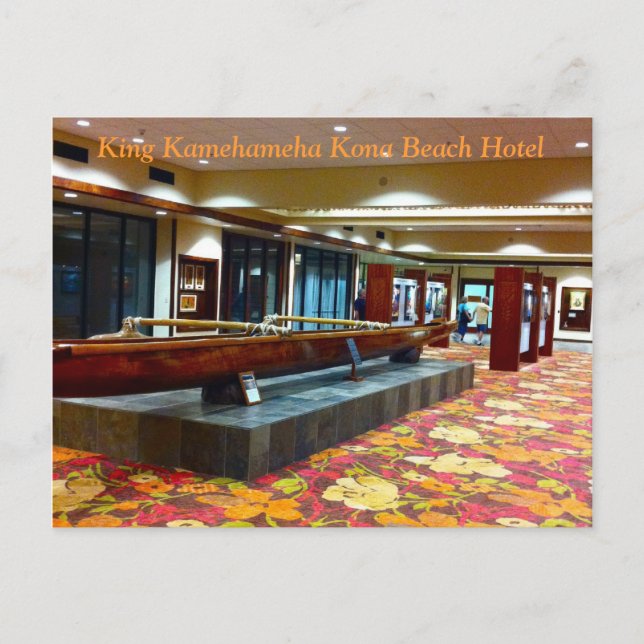 Postal Lugar del tsunami: Hotel King Kamehameha Kona Beac (Anverso)