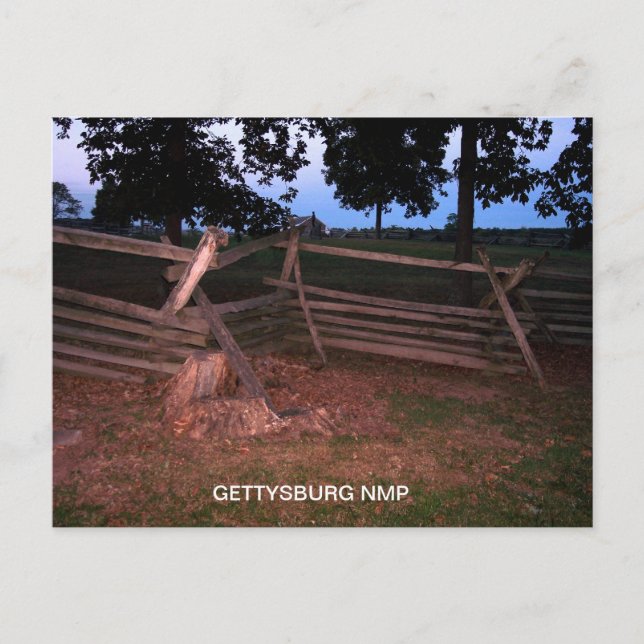 POSTAL LUGAR DONDE EL GENERAL HETH FUE HERIDO (Anverso)