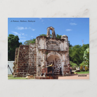 Postal Lugar histórico en Malasia (A Famosa)