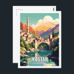Postal Lugares de viaje famosos de Mostar Bosnia<br><div class="desc">Lugares de viaje famosos de Mostar Bosnia</div>
