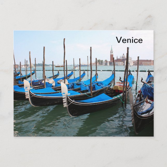 Postal Lugares románticos de Venecia (Anverso)