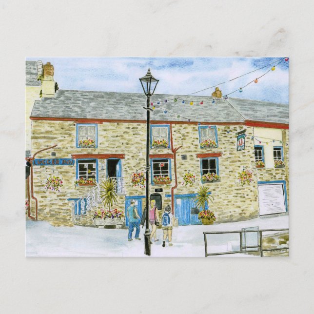 Postal "Lugger Inn (Polruan)" (Anverso)