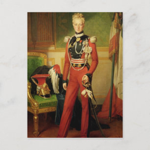 Postal Luis-Carlos-Felipe de Orleans Duque de