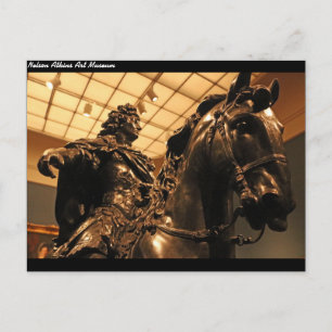 Postal "Luis el XIV como general romano" - Museo de Arte