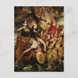 Postal Luis XIII envejece por Peter Paul Rubens Postc