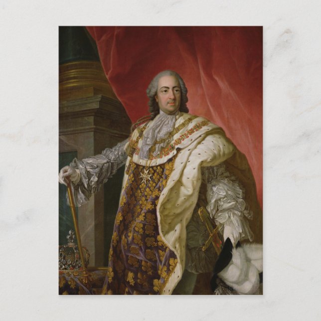 Postal Luis XV (Anverso)