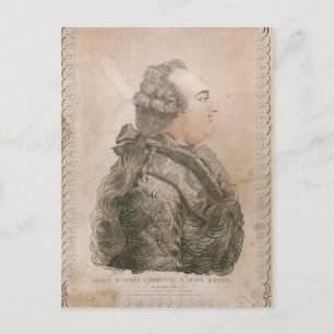 Postal Luis XVI de Francia, de Joseph Bernard