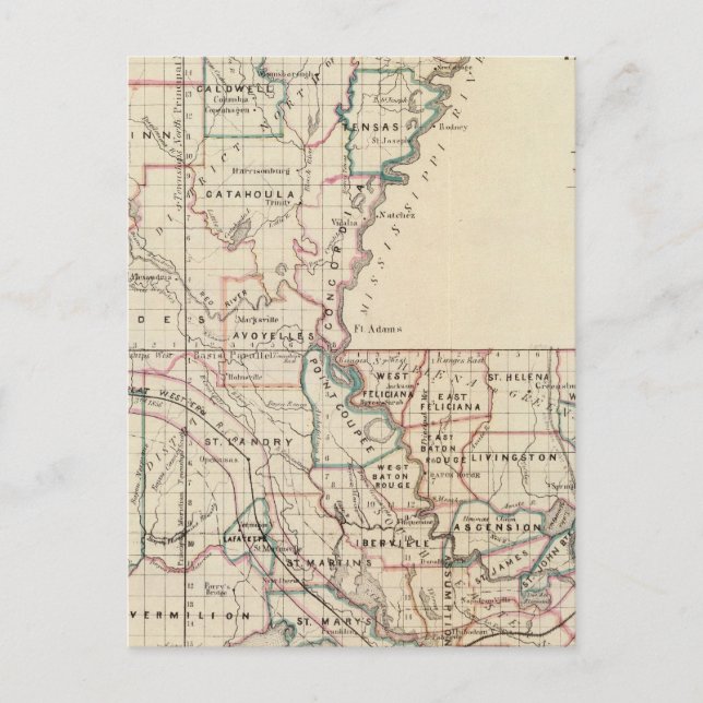 Postal Luisiana 2 (Anverso)