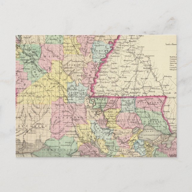 Postal Luisiana 8 (Anverso)