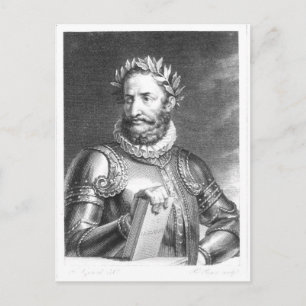 Postal Luiz Vaz de Camoes grabado por B. Roger