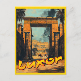 Postal Lujo vintage - Elegancia egipcia eterna
