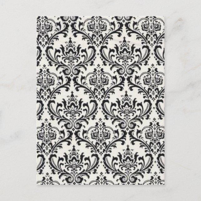 POSTAL LUJOSO NEGRO Y BLANCO 2 (Anverso)