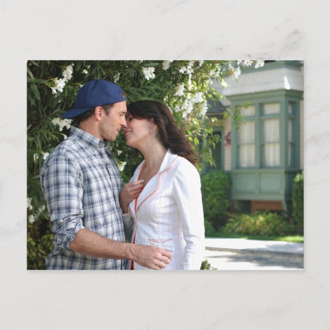 Postal Luke y Lorelai Kiss (Anverso)