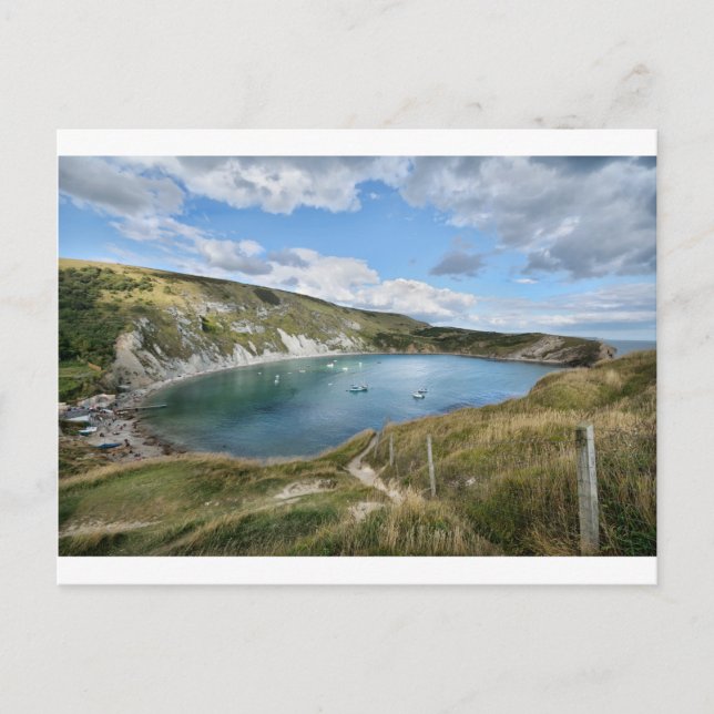Postal Lulworth Cove (Anverso)