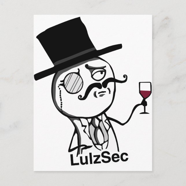 Postal LulzSec (Anverso)