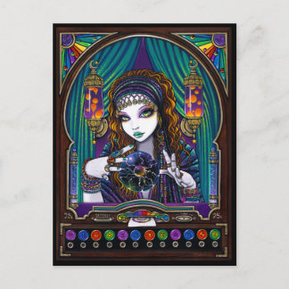 Postal Lumina Bohemian Gypsy Fortune Teller Machine