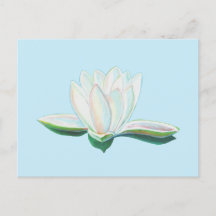 Luminoso de flor blanco Lotus