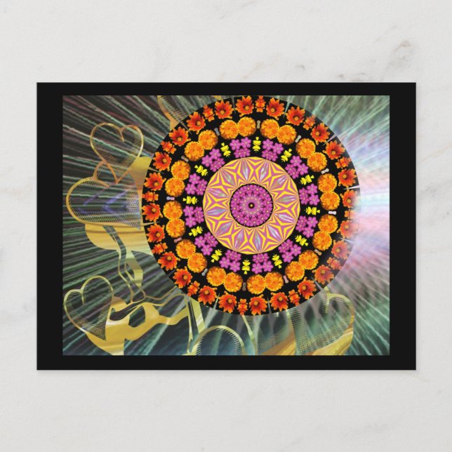 Postal Luminoso Mandala (Anverso)