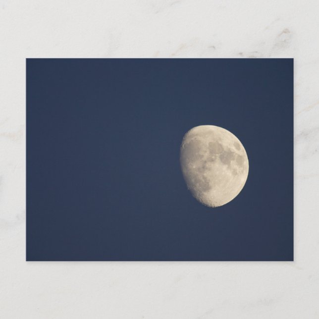 Postal Luna al anochecer (Anverso)