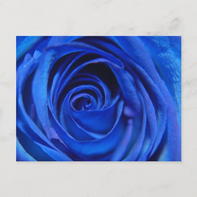 Postal Luna Azul (Anverso)