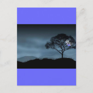 POSTAL LUNA AZUL