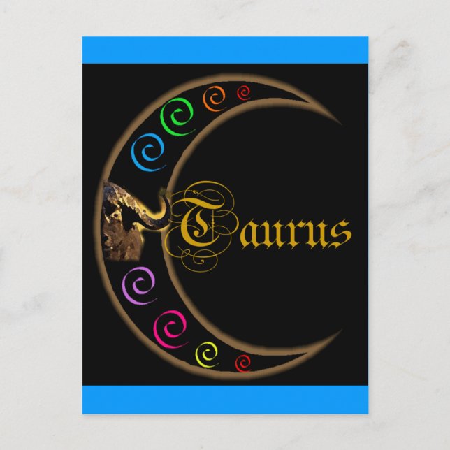 Postal Luna Celestrial Taurus (Anverso)