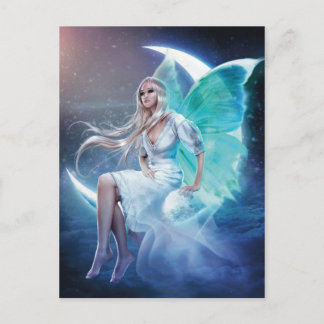 Postal luna de hadas