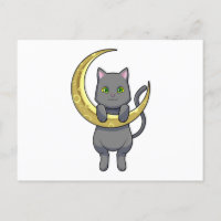 Luna de la noche del gato