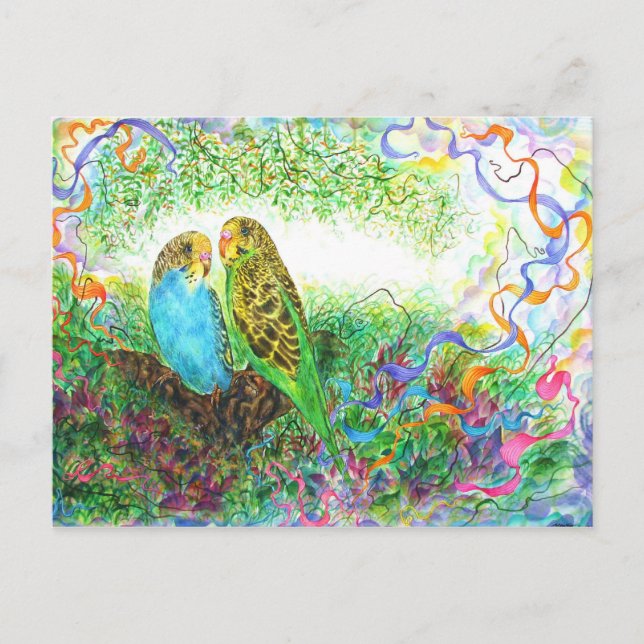 Postal Luna de miel (Anverso)