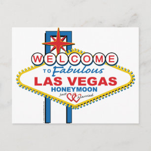 Postal Luna de miel de Las Vegas