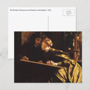 Postal Luna de miel del pintor de Lord Frederic Leighton
