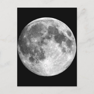Postal LUNA DE PLANET EARTH natural (sistema solar) ~