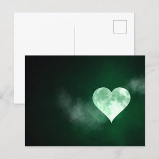 Postal Luna de pleno corazón