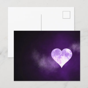 Postal Luna de pleno corazón