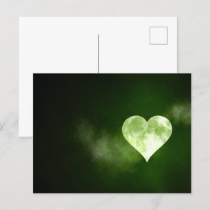 Postal Luna de pleno corazón