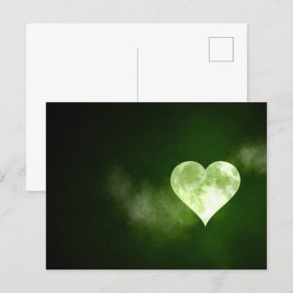 Postal Luna de pleno corazón
