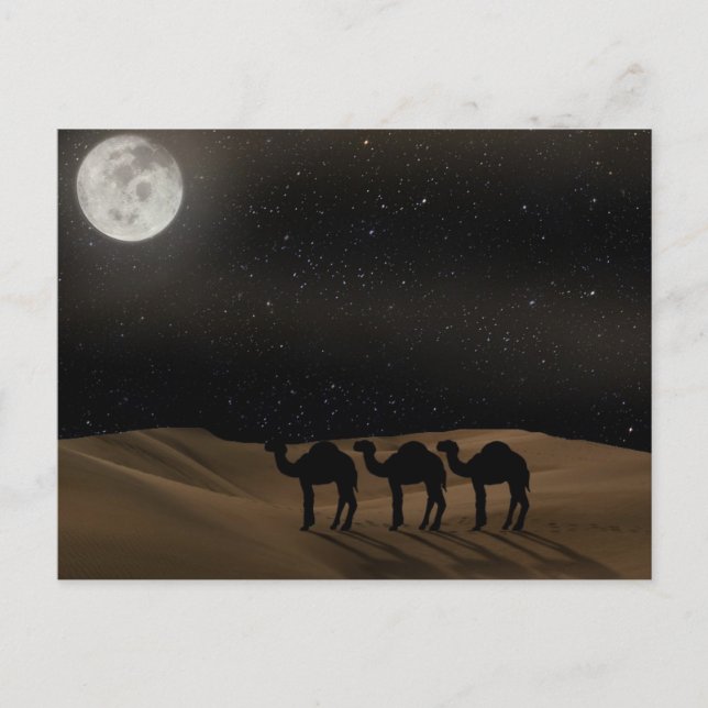 Postal Luna del Desierto (Anverso)
