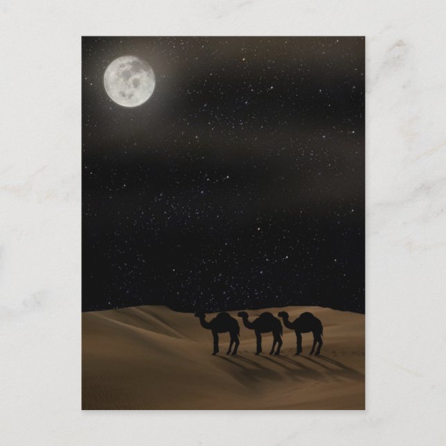 Postal Luna del Desierto (Anverso)