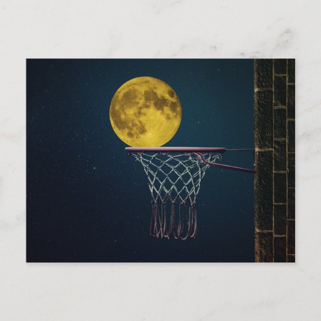 Postal Luna en la cesta (Anverso)