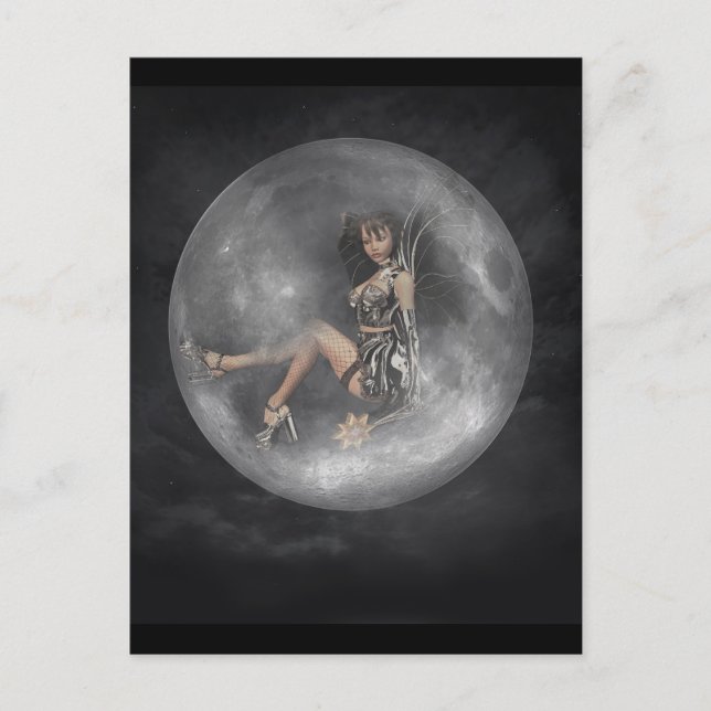 Postal Luna gótica (Anverso)