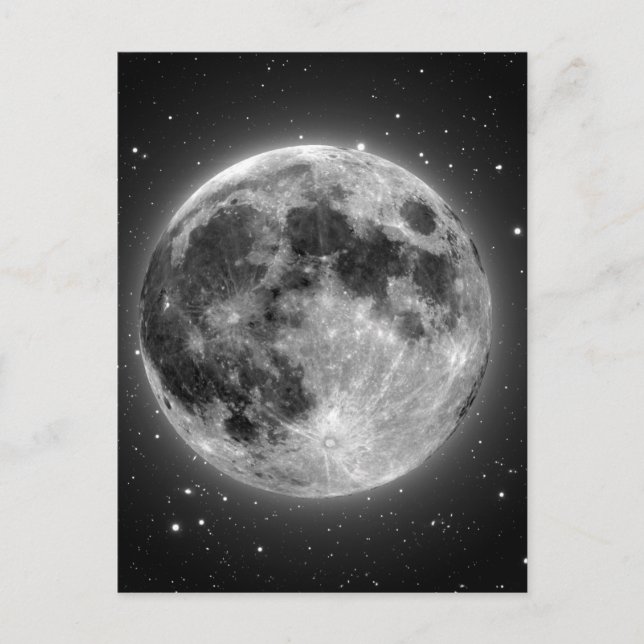 Postal Luna llena (Anverso)