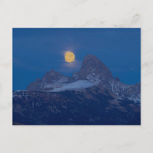Postal Luna Llena Creciente   Grand Teton Driggs, Idaho